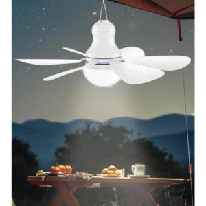 USB Ceiling Fan Light Outdoor Camping Application - TUQI Fan
